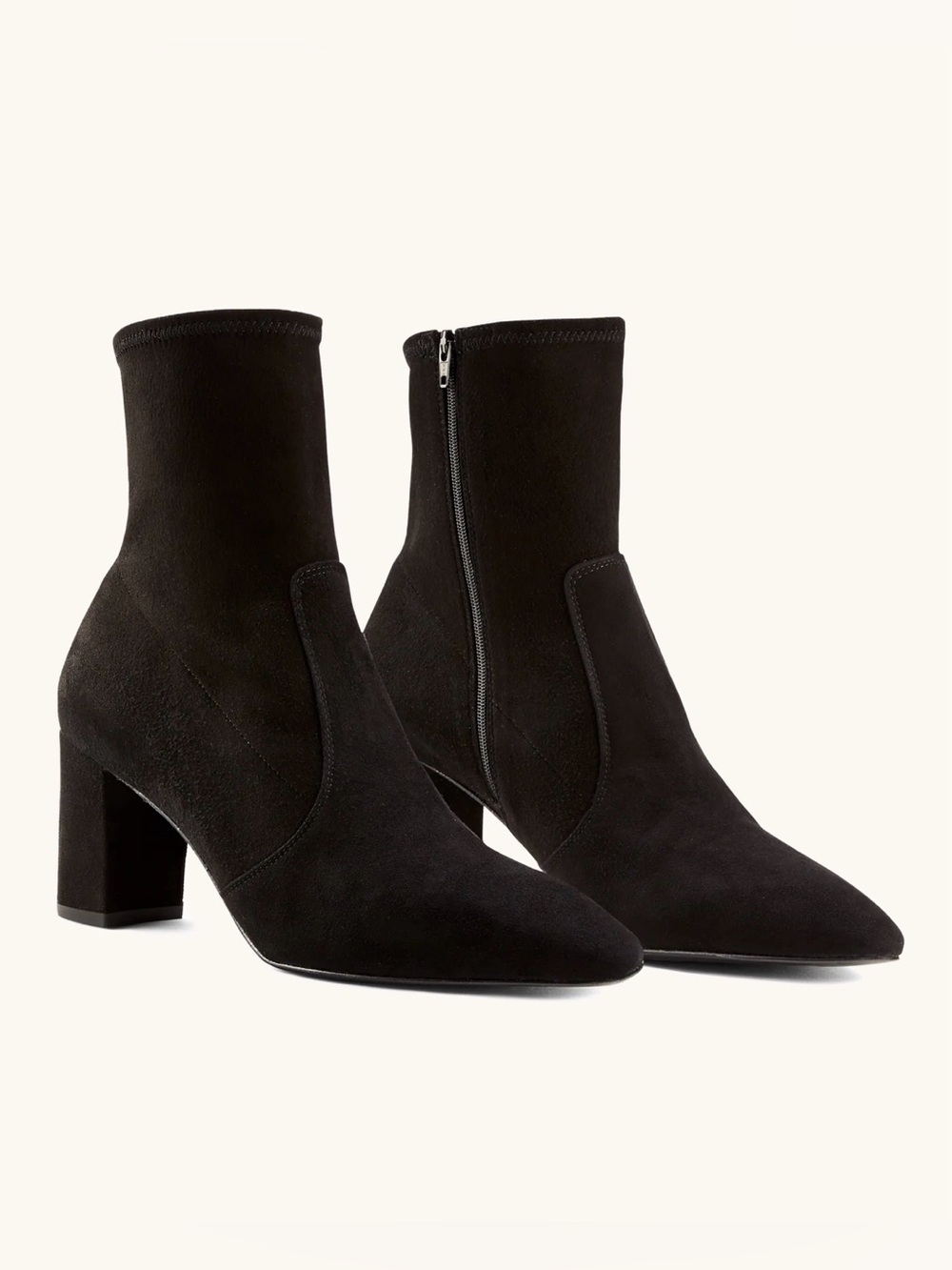 Inez Paz 70 Stretch boots in Black Suede in size 7 M
